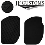 BLACK DIAMOND VINYL 4X TAILORED FLOOR CARPET FOR LAND ROVER FREELANDER 97-06 JF1
