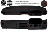 RED STITCH DASHBOARD REAL LEATHER COVER FOR PORSCHE 924 75-88 944 81-85 JF1