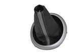 FITS SUZUKI SWIFT 05-10 LEATHER WITH grey stripe stitching GEAR GAITER