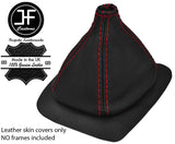 RED STITCHING LEATHER GEAR GAITER OVER RUBBER FOR FIAT X1/9 X19 EARLY CUSTOM NEW