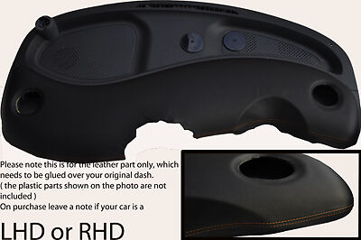 orange stitching FITS SMART FORTWO PASSION CITY PULSE 98-07 DASH LEATHER COVER
