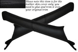 BLACK STITCH FITS TOYOTA CELICA MK7 99-05 2X WINDSCREEN PILLAR LEATHER COVERS