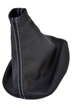 WHITE STITCH FITS PORSCHE 944 COUPE CONVERTIBLE 1985-1991 GEAR GAITER LEATHER