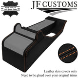 BEIGE STITCH CENTRE CONSOLE COVER FOR BMW E46 CONVERTIBLE ARMREST MODEL