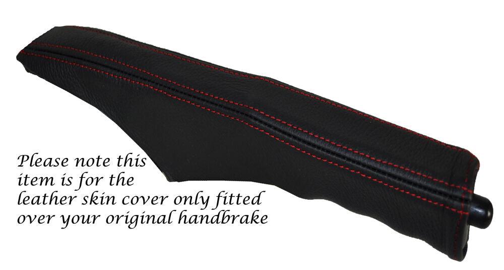 RED STITCH LEATHER HANDBRAKE GAITER FITS ROVER CITY ROVER 2003-2006 CUSTOM NEW