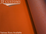 ORANGE AUTOMOTIVE GRADE VINYL 100cm x 100cm QUALITY CRAFTS PREMIUM FABRIC