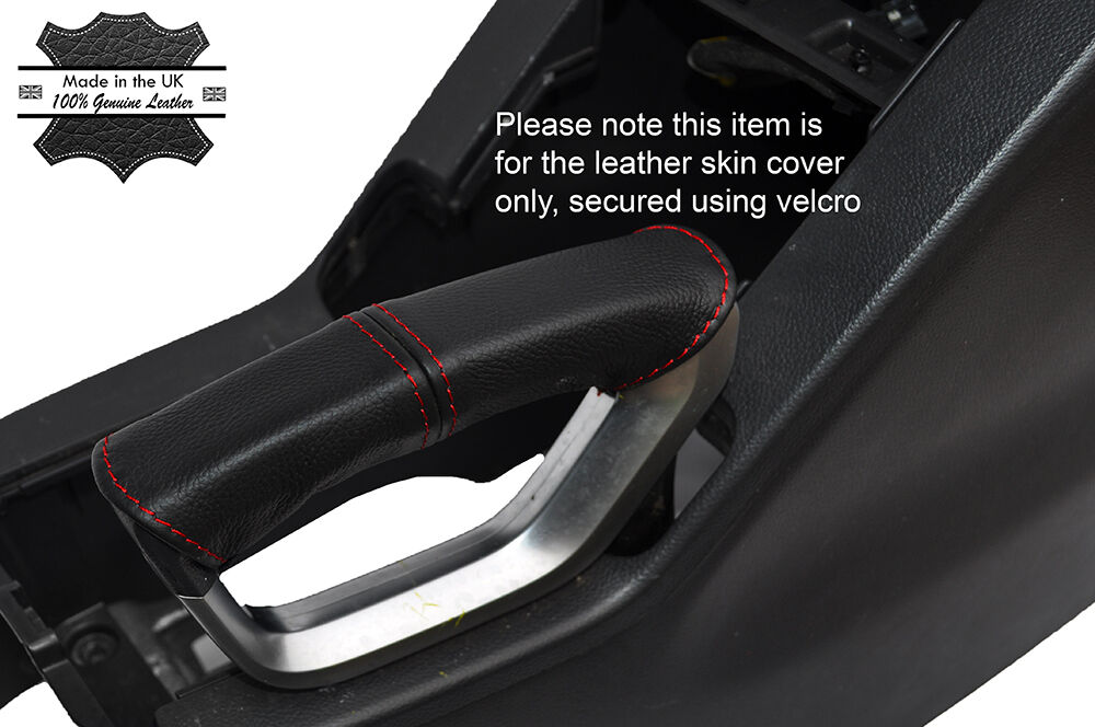 RED STITCH PASSENGER GRAB HANDLE SKIN COVER FITS VAUXHALL OPEL ANTARA 06-10