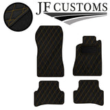 YELLOW DIAMOND VINYL 4X TAILORED FLOOR CARPETS FOR MERCEDES CLK W208 97-02  JF1