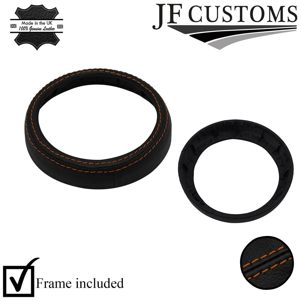TAN STITCH LEATHER GEAR SURROUND COVER + FRAME FOR BMW MINI R50 R52 R53 01-06