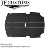 WHITE STITCH D GREY SUEDE ROOF HEADLINER COVER FOR BMW MINI R50 R53 01-06