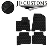 WHITE DIAMOND STITCH VINYL 4 XTAILORED FLOOR CARPET FOR HYUNDAI NEXO 18-21 JF1
