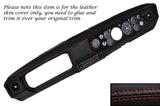 RED STITCH DASH DASHBOARD LEATHER SKIN COVER FITS SUNBEAM RAPIER H120 CUSTOM NEW