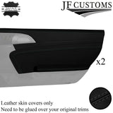 D GREY STITCH 2X DOOR CARD TRIM KIT COVERS FOR PORSCHE CARRERA 911 997 04-12