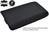 BLACK STITCH TOP GRAIN LEATHER ARMREST COVER FITS NISSAN S15 200SX SILVIA 99-03