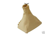 FITS ASTRA CALIBRA CORSA B C VECTRA BEIGE CREAM GEAR GAITER LEATHER CUSTOM NEW