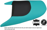 BLACK TEAL VINYL CUSTOM FOR YAMAHA XL700 XL760 XL1200 LTD 98-04 REAR SEAT COVER