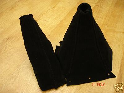 FITS NISSAN SKYLINE R32 33 GTR GTS T BLACK PU SUEDE GAITERS CUSTOM NEW