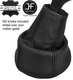 BLACK STITCH LEATHER GEAR GAITER OVER RUBBER FITS VAUXHALL OPEL MANTA GTE