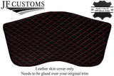 RED DIAMOND STITCH TARGA HEADLINER SUN SHADE LEATHER COVER FOR CORVETTE C6