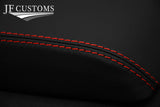 RED STITCHING TOP-GRAIN LEATHER ARMREST LID COVER FITS VOLVO V50 04-08