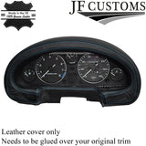 FITS MAZDA MX5 MK1 MIATA GAUGE HOOD COVER LEATHER LIGHT BLUE STITCH CUSTOM NEW