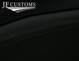 BLACK STITCH LEATHER 2X DOOR CARD + ARMREST COVERS FITS MAZDA MX5 MK4 ND 15-20