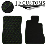 GREEN DIAMOND STITCH VINYL 4X TAILORED FLOOR CARPETS FOR LEXUS GS 300 07-13 JF1