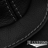 FITS FORD ESCORT MK1 MK2 GREY STITCH LEATHER GEAR GAITER RUBBER REPLACEMENT