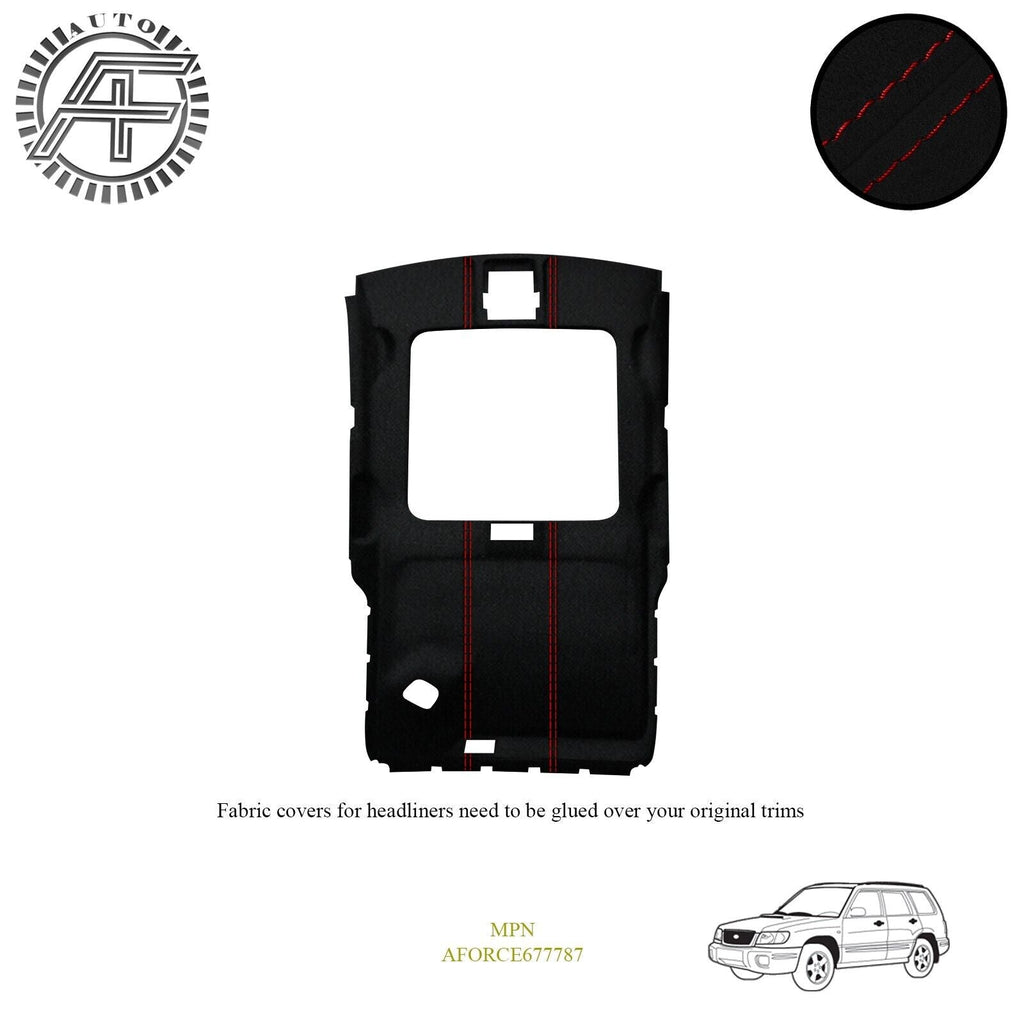 LUXE SUEDE HEADLINER COVER FITS SUBARU FORESTER MK1 5-DOOR SUV + SUNROOF 98–02