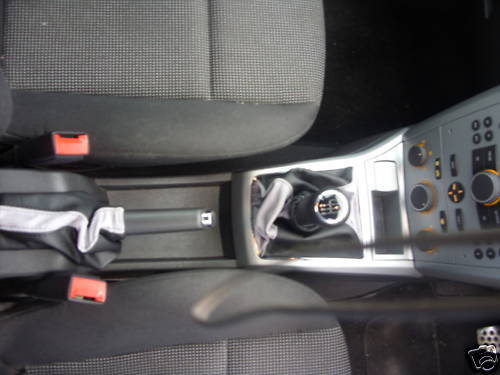 FITS ASTRA MK5 H  LEATHER PU SUEDE GAITERS 04 TO 08 2 TONE CUSTOM NEW MADE IN UK