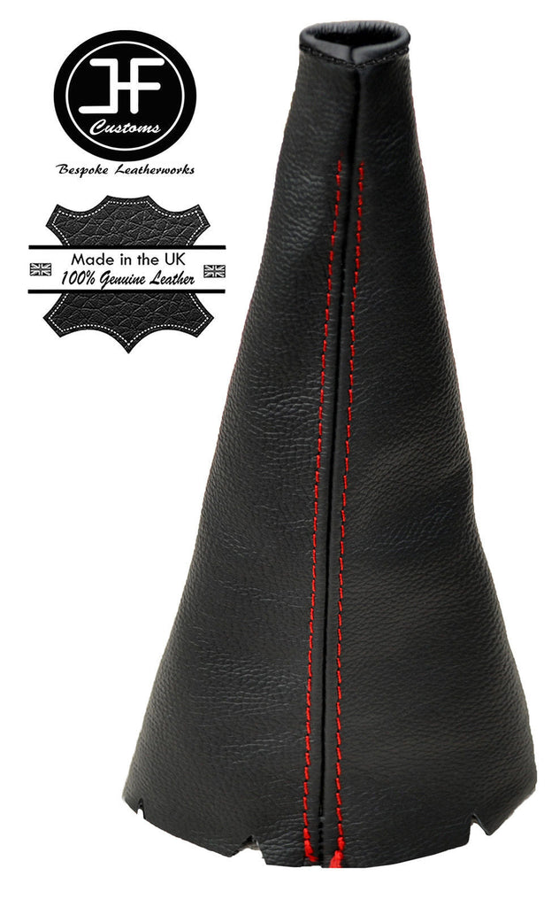 RED STITCHING MANUAL LEATHER GEAR STICK GAITER FITS PORSCHE 914 1969-1976