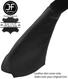 BLACK & BLACK STRIPE LEATHER HANDBRAKE GAITER FOR MITSUBISHI 3000GT GTO 90-00