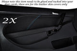 BLUE STITCH FITS HONDA CIVIC&CIVIC TYPE R 01-05 2X FRONT DOOR CARD TRIM COVERS