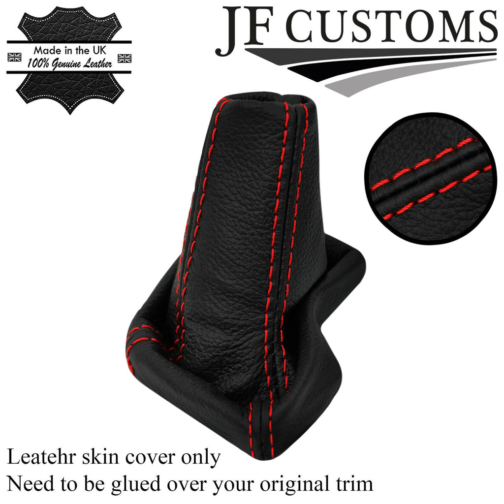 RED  STITCH LEATHER AUTOMATIC GEAR GAITER FOR INFINITI Q60 17-19 CUSTOM NEW