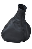 BLACK STITCHING FITS LANCIA DELTA 1986-1994 LEATHER GEAR BLACK  GAITER COVER