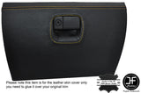 YELLOW  STITCHING GLOVE BOX LEATHER COVER FITS MAZDA MX5 MK2 / 2.5 MIATA 98-05