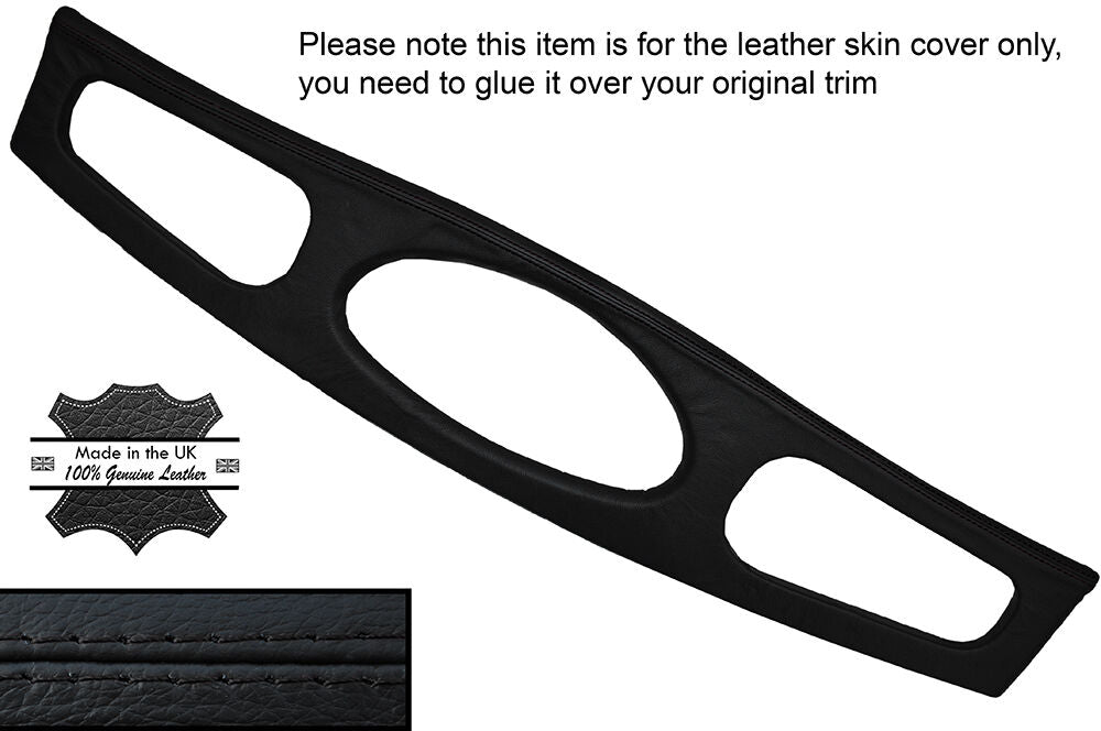 BLACK STITCH DASH DASHBOARD TRIM SKIN COVER FITS AUSTIN 7 SEVEN RUBY T MODEL