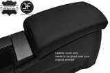 BLACK STITCHING GENUINE LEATHER ARMREST COVER FITS MG 6 GT 2011-2016 CUSTOM NEW
