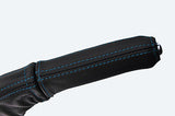 blue stitch FITS HONDA PRELUDE 92-96 4th GEN LEATHER HANDBRAKE HANDLE COVER ONLY