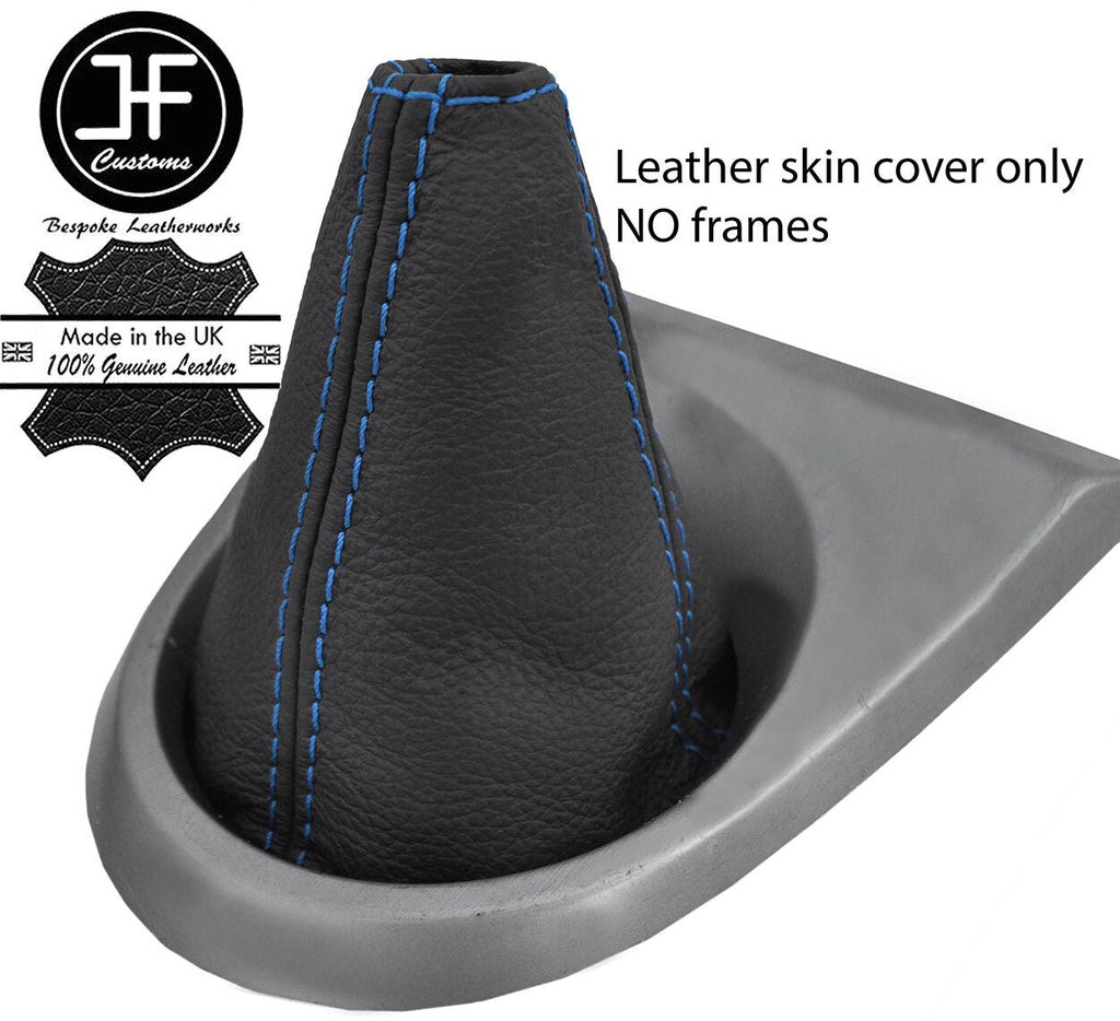 BLUE STITCH TOP GRAIN LEATHER GEAR GAITER FOR HONDA CIVIC FK2 TYPE S 2006-2012