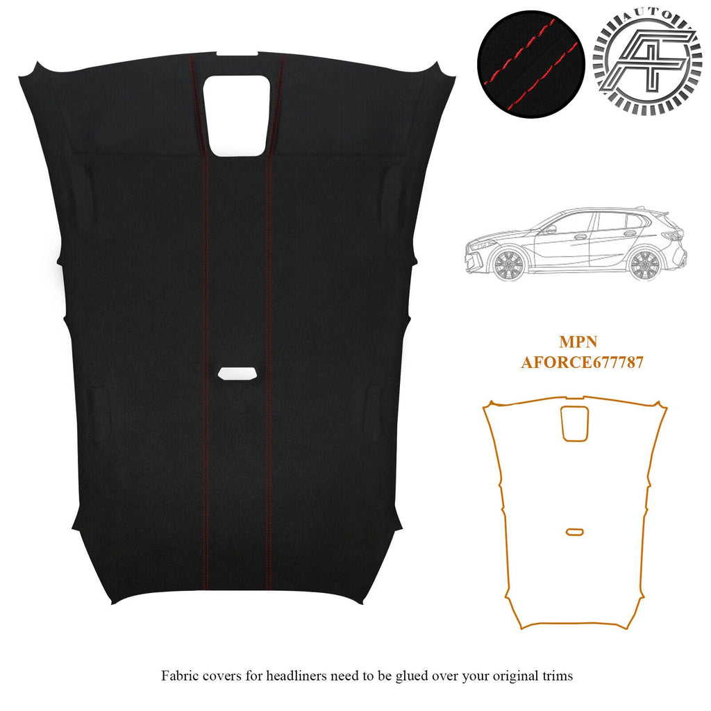 LUXE SUEDE HEADLINER COVER FITS BMW F40 19-22 1 SERIES CUSTOM NEW MADE IN UK