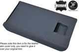 RED STITCHING ARMREST LID GREY LEATHER SKIN COVER FITS FORD EXPLORER 91-01