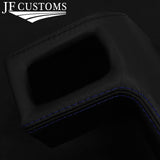 DARK BLUE STITCH LOWER DASH PAD LEATHER COVER FITS PORSCHE 914 1969-1976