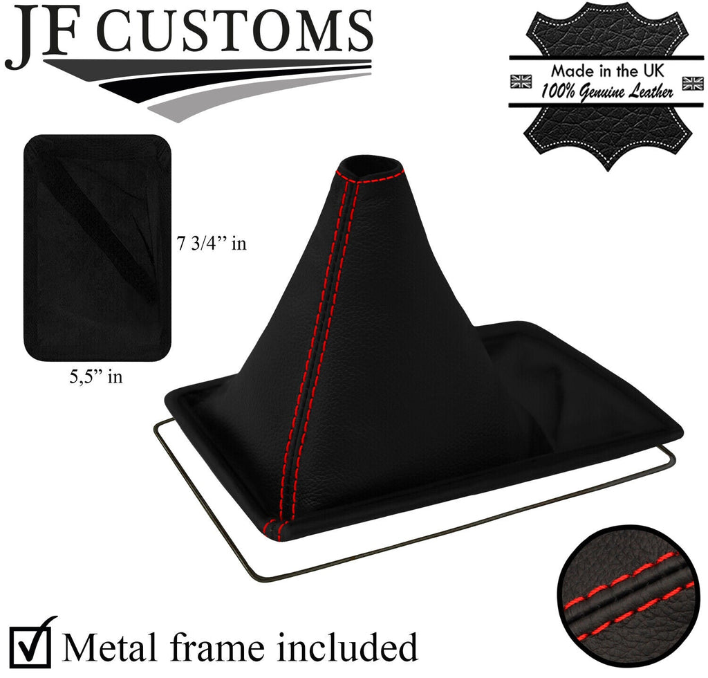 RED STITCH LEATHER 2WD GEAR GAITOR+METAL FRAME FOR TOYOTA TACOMA HILUX 84-88