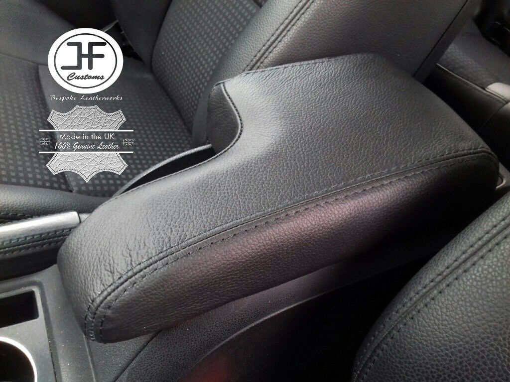 BLACK STITCHING ARMREST LID LEATHER COVER FITS MERCEDES B CLASS W245 2005-2011