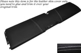WHITE STITCH LOWER DASH PANEL LEATHER SKIN COVER FITS SMART FORTWO 451 07-14