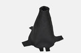 black stitching FITS HONDA JAZZ / FIT 2011+ LEATHER GEAR GAITER CUSTOM NEW