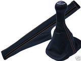 FITS VW GOLF 4 GTI MK4 JETTA ORANGE STITCH GAITER +HANDBRAKE CUSTOM NEW