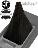 BROWN STITCH LEATHER GEAR GAITER OVER RUBBER FOR DATSUN 280ZX S130 1978-1983