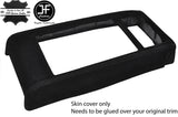 BLACK STITCH MANUAL GEAR SURROUND REAL SUEDE COVER FITS TOYOTA HILUX SURF 91-96